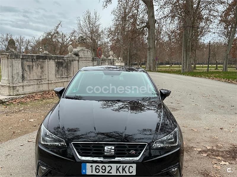 Usado Seat Ibiza FR 150 CV (110 kW) 2018 Negro Berlina