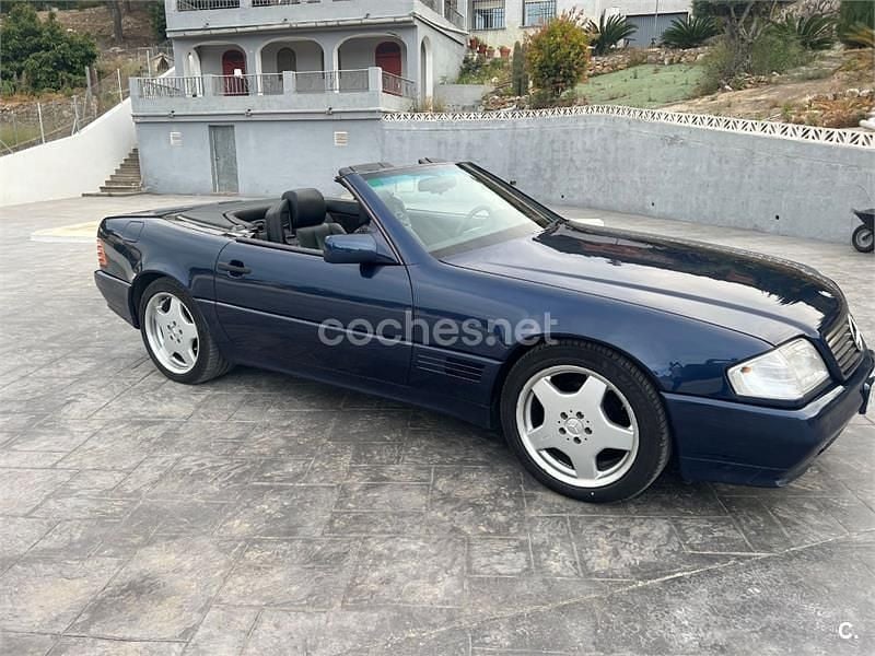 Usado Mercedes SL320 231 CV (169 kW) 1995 Azul Descapotable