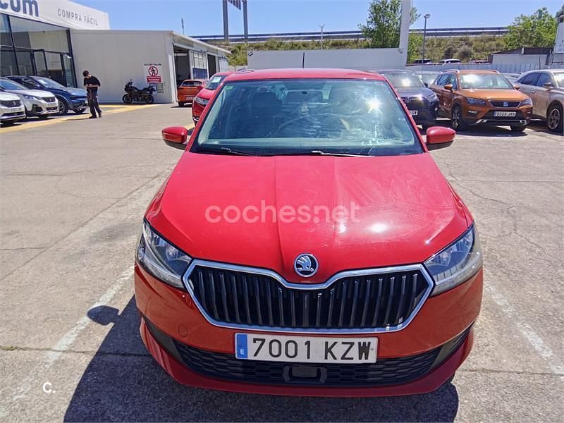 Brugt Skoda Fabia 75 HK (55 kW) 2019 Rød Sedan