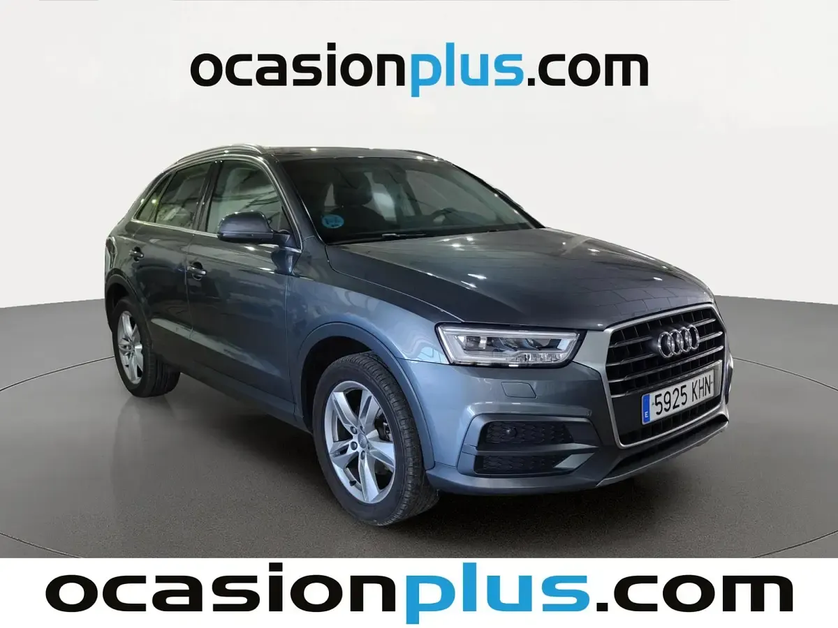 Usado Audi Q3 Design 150 CV (110 kW) 2018 Gris SUV