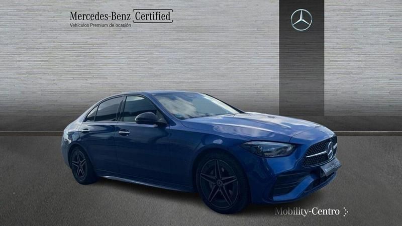 Usado Mercedes C200 204 CV (150 kW) 2021 Azul Berlina