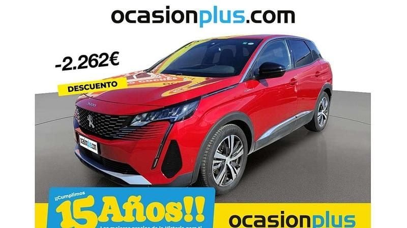 Rojo Usado 2023 Peugeot 3008 Allure Monovolumen | 22.628 € (Super precio) - Imagen 1/4