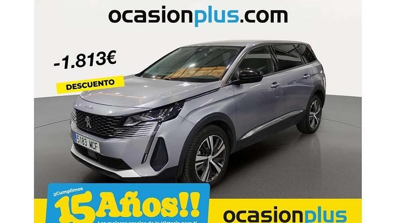 Gris Usado 2022 Peugeot 5008 Allure Monovolumen | 18.137 € (Buen precio) - Imagen 1/4