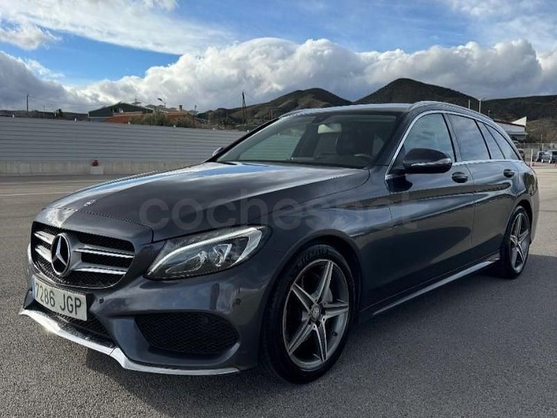Usado Mercedes C220 Avantgarde 170 CV (125 kW) 2015 Gris / plata Familiar