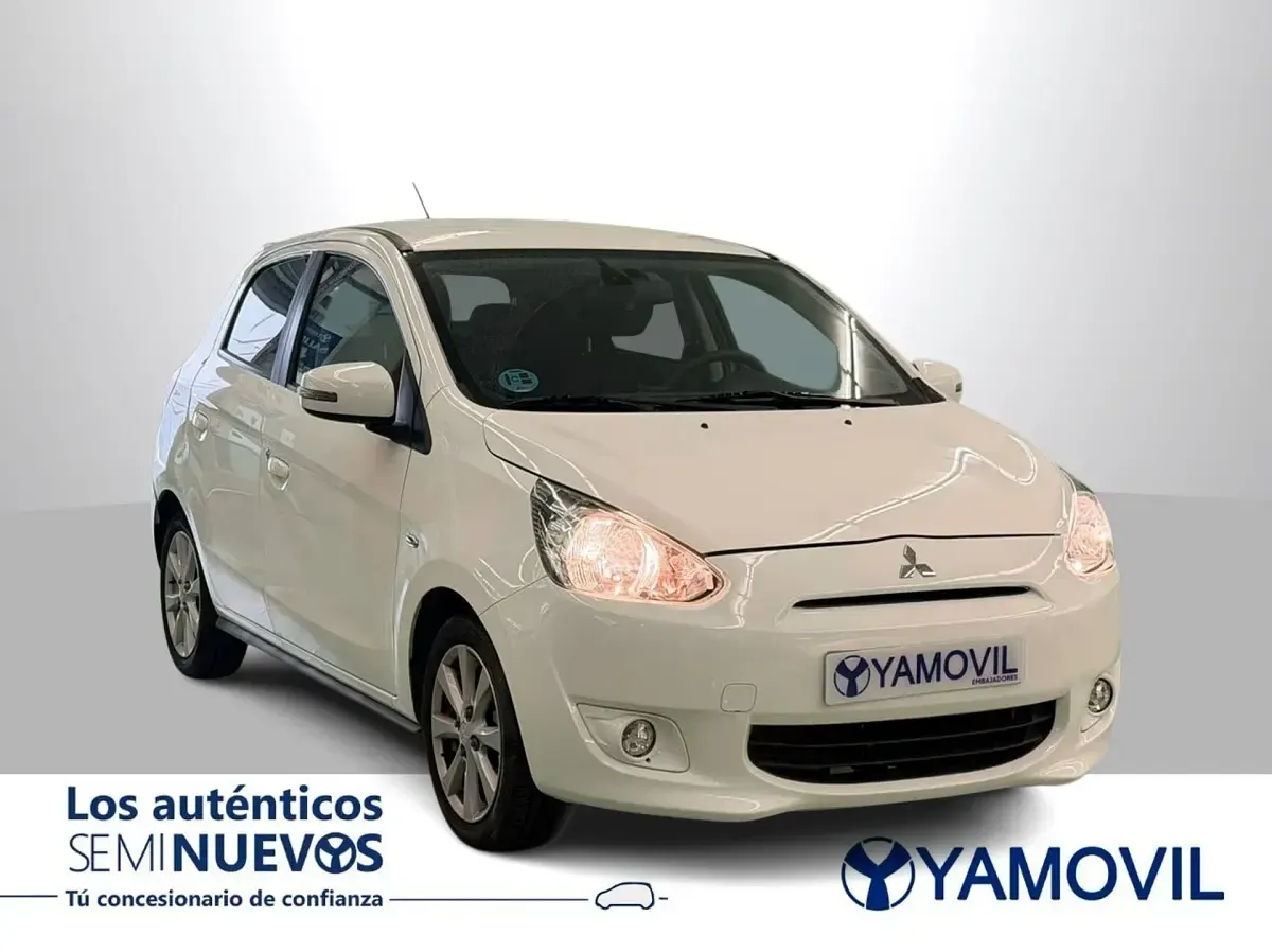 Usado Mitsubishi Space Star Motion 80 CV (58 kW) 2015 Blanco
