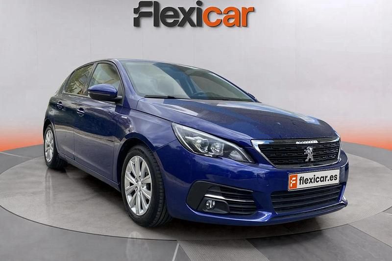 Azul Usado 2020 Peugeot 308 Allure Familiar | 9890 € (Buen precio) - Imagen 1/4