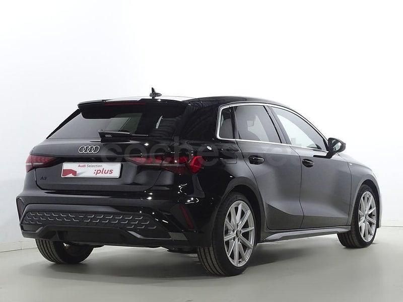 Usado Audi A3 S-Line 150 CV (110 kW) 2025 Negro Berlina