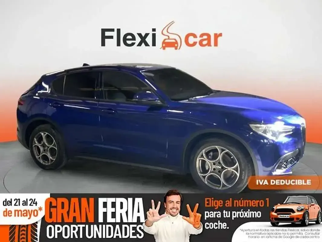 Usado Alfa Romeo Stelvio Sprint 160 CV (117 kW) 2022 Azul SUV