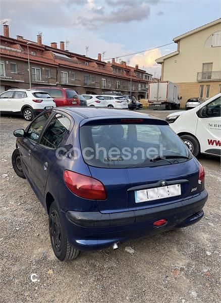 Azul Usado 2001 Peugeot 206 Berlina | 2150 € (Precio justo) - Imagen 1/4