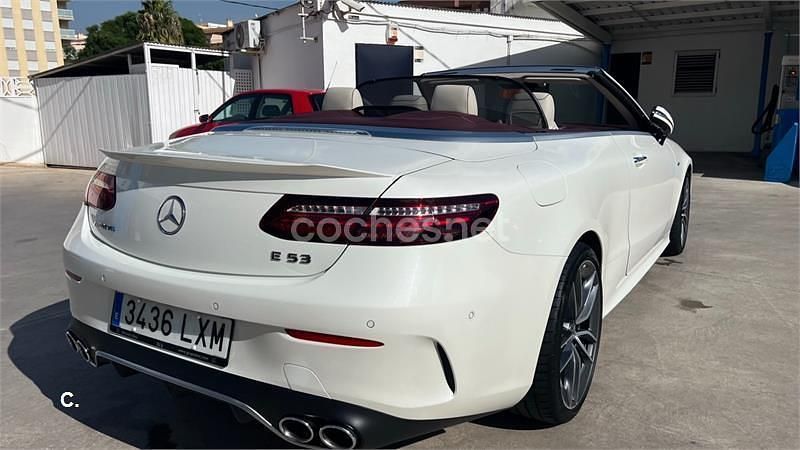 Usado Mercedes E53 AMG 435 CV (319 kW) 2021 Blanco Descapotable
