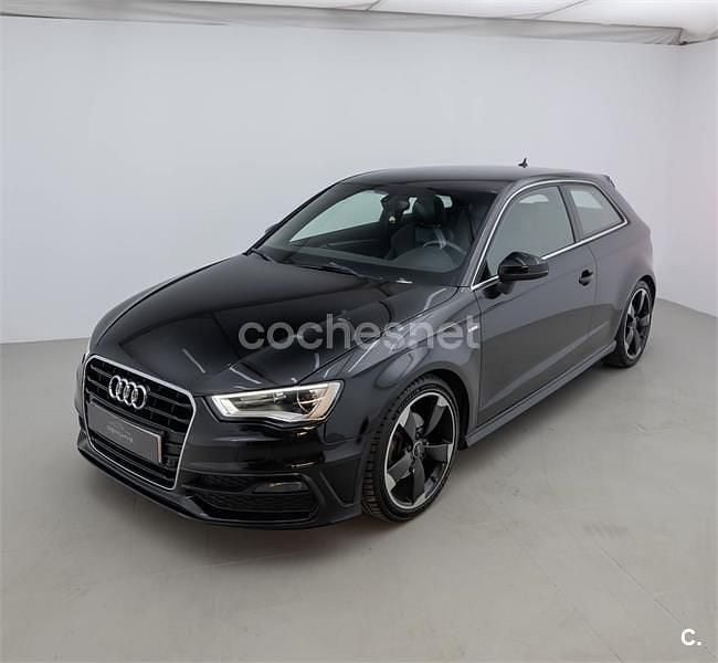 Negro Usado 2014 Audi A3 Ambition Berlina | 16.500 € (Precio justo) - Imagen 1/4