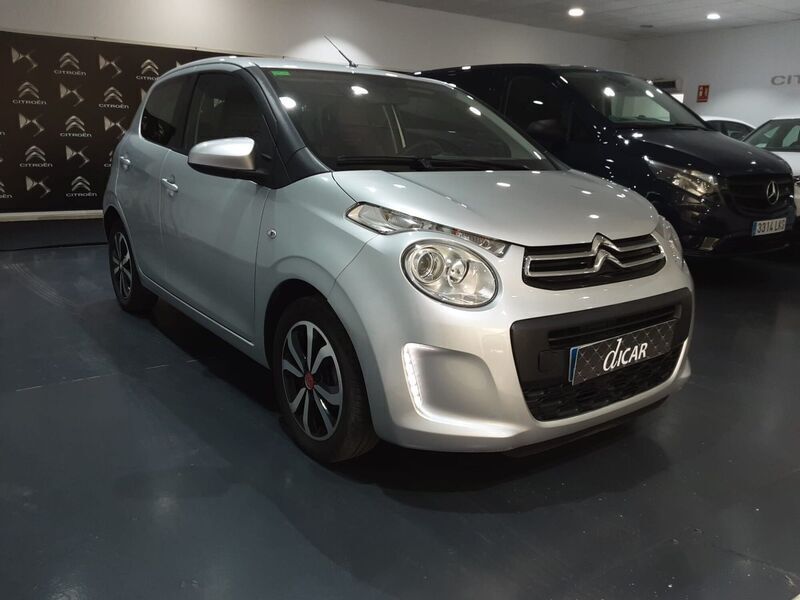 Usado Citroën C1 PureTech 82 CV (60 kW) 2017 Gris Utilitario