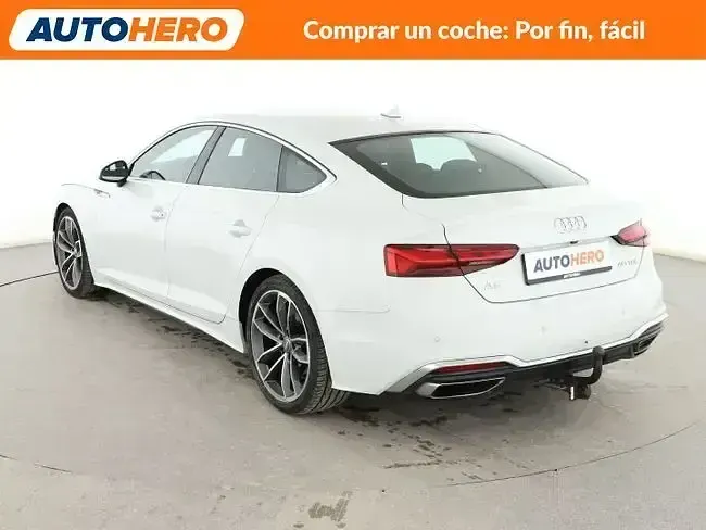 Usado Audi A5 S-Line 190 CV (139 kW) 2020 Blanco Coupe