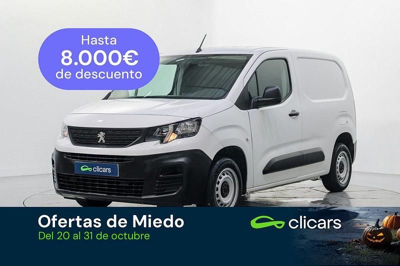 Blanco Usado 2021 Peugeot Partner S Monovolumen | 12.990 € (Caro) - Imagen 1/4