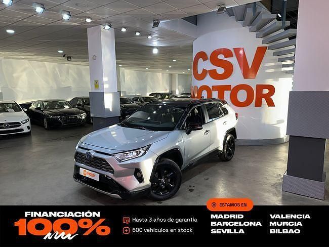 Usado Toyota RAV4 Hybrid Style 219 CV (161 kW) 2021 Gris SUV