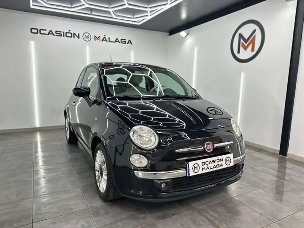 Usado Fiat 500 Lounge 69 CV (50 kW) 2015 Negro Utilitario