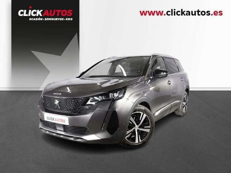 Gris Usado 2021 Peugeot 5008 GT Monovolumen | 19.850 € (Buen precio) - Imagen 1/4
