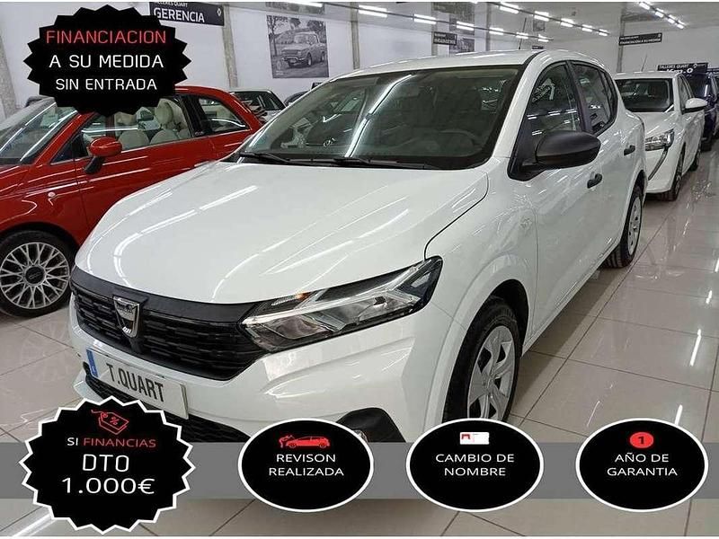 Blanco Usado 2021 Dacia Sandero Essentiel Utilitario | 12.500 € (Precio justo) - Imagen 1/4