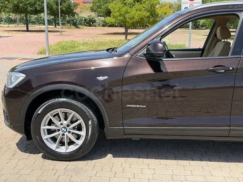 Usado BMW X3 190 CV (139 kW) 2015 Granate SUV