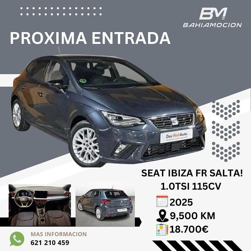 Gris Usado 2025 Seat Ibiza FR Berlina | 18.700 € (Precio justo) - Imagen 1/1