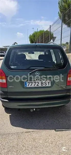 Usado Opel Zafira Elegance 125 CV (91 kW) 2002 Verde Monovolumen