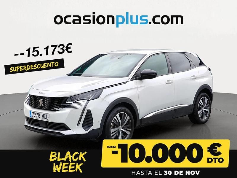 Blanco Usado 2023 Peugeot 3008 Allure SUV | 16.690 € (Precio justo) - Imagen 1/4