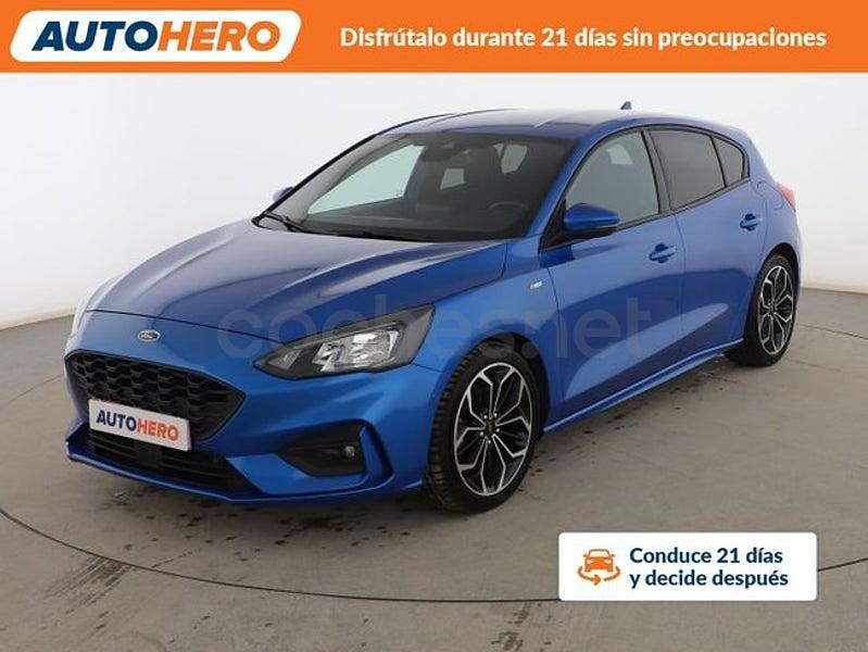 Azul Usado 2021 Ford Focus ST-Line Berlina | 15.799 € (Precio justo) - Imagen 1/3