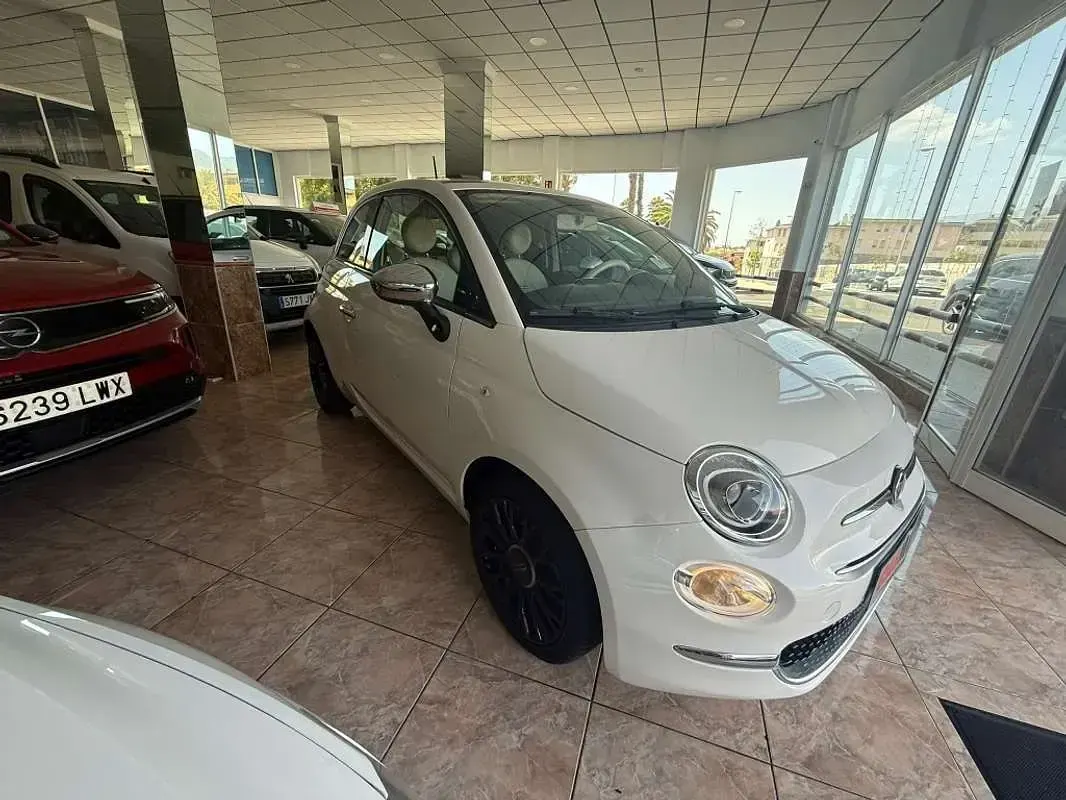 Usado Fiat 500 Lounge 69 CV (50 kW) 2018 Blanco Utilitario