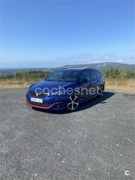 Azul Usado 2016 Peugeot 308 GT-line Familiar | 12.000 € (Precio justo) - Imagen 1/4