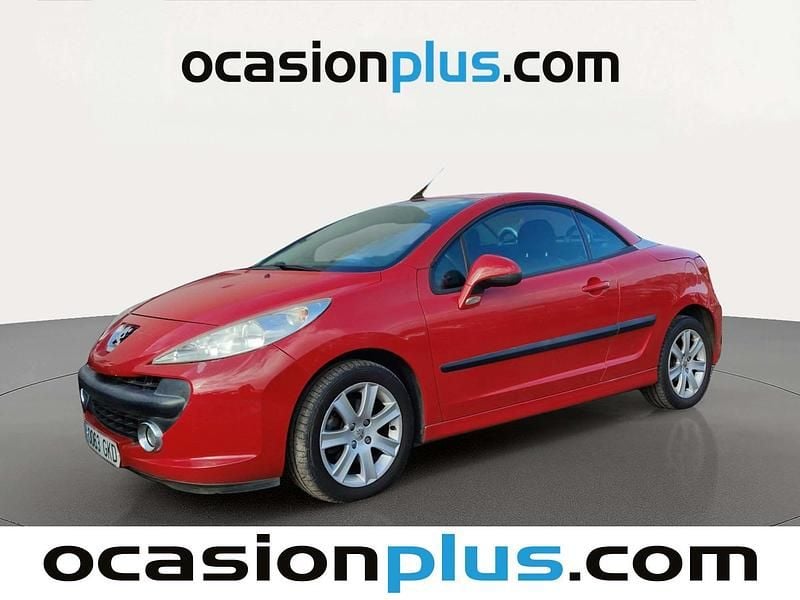 Rojo Usado 2008 Peugeot 207 CC Descapotable | 6200 € - Imagen 1/4