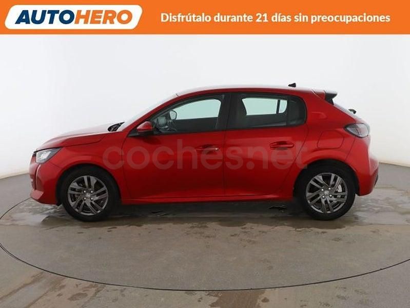 Usado Peugeot 208 Active 100 CV (73 kW) 2021 Rojo Utilitario