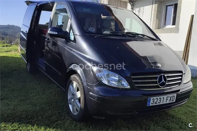 Käytetty Mercedes Viano 150 HP (110 kW) 2008 Musta Tila-auto
