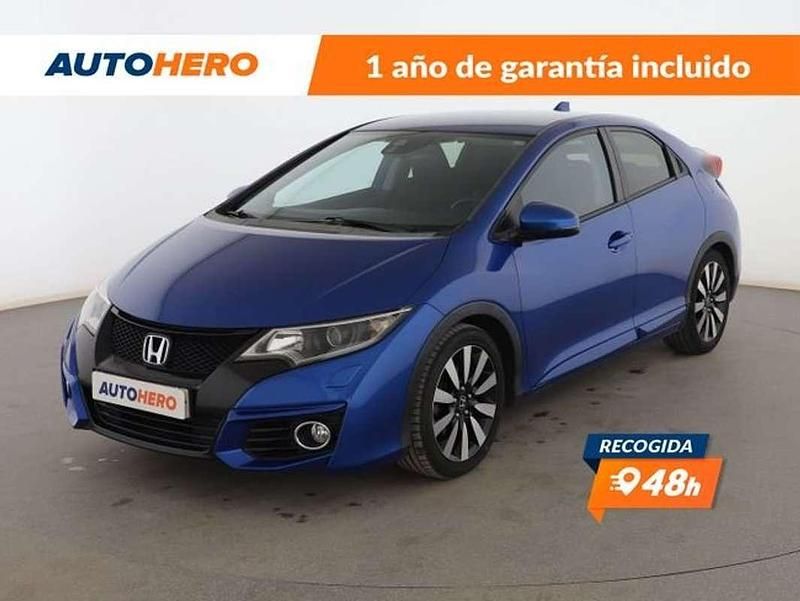 Azul Usado 2015 Honda Civic Elegance Utilitario | 12.399 € (Precio justo) - Imagen 1/3