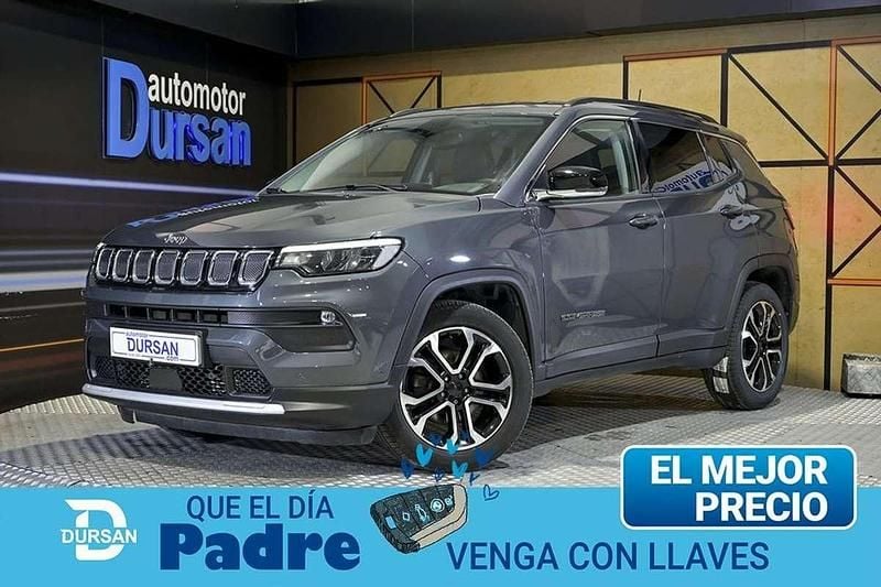 Usado Jeep Compass Limited 131 CV (96 kW) 2021 Gris SUV