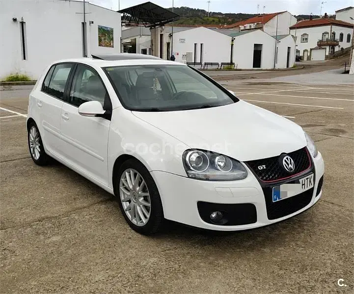 Usado VW Golf V GT 170 CV (125 kW) 2007 Blanco Berlina