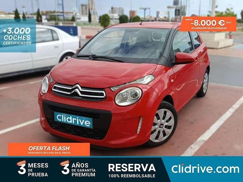 Usado Citroën C1 Feel 82 CV (60 kW) 2015 Granate Utilitario