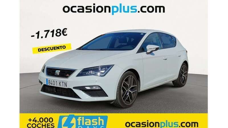 Blanco Usado 2019 Seat Leon FR Utilitario | 17.182 € (Precio justo) - Imagen 1/4