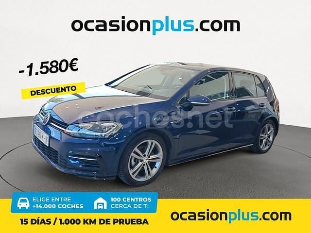 Azul Usado 2018 VW Golf VII Sportline Berlina | 17.390 € (Precio justo) - Imagen 1/4