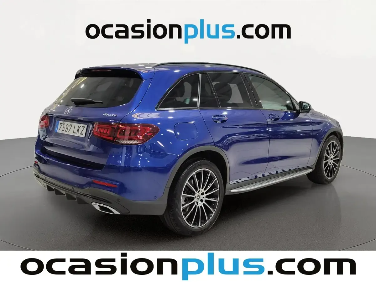Usado Mercedes GLC200 AMG 197 CV (144 kW) 2020 Azul SUV