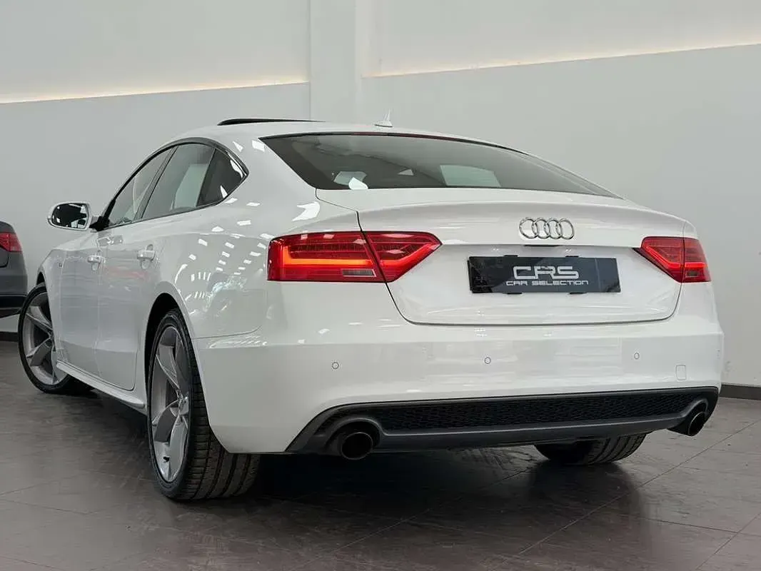 Usado Audi A5 Sportback S-Line 170 CV (125 kW) 2014 Blanco Utilitario