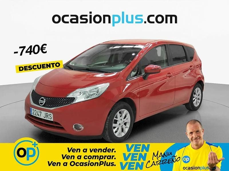 Usado Nissan Note Acenta 80 CV (58 kW) 2016 Rojo Utilitario