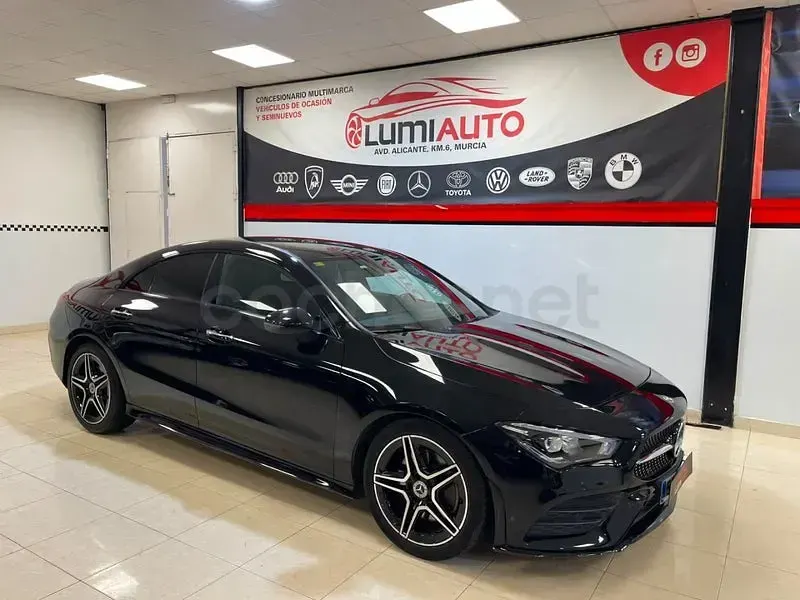 Usado Mercedes CLA200 150 CV (110 kW) 2021 Negro Coupe
