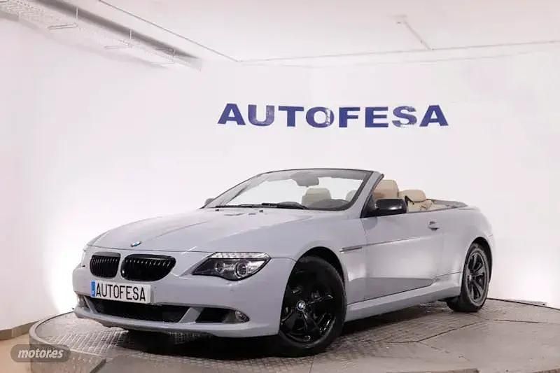 Usado BMW 630 Cabriolet 272 CV (200 kW) 2010 Gris / plata Descapotable