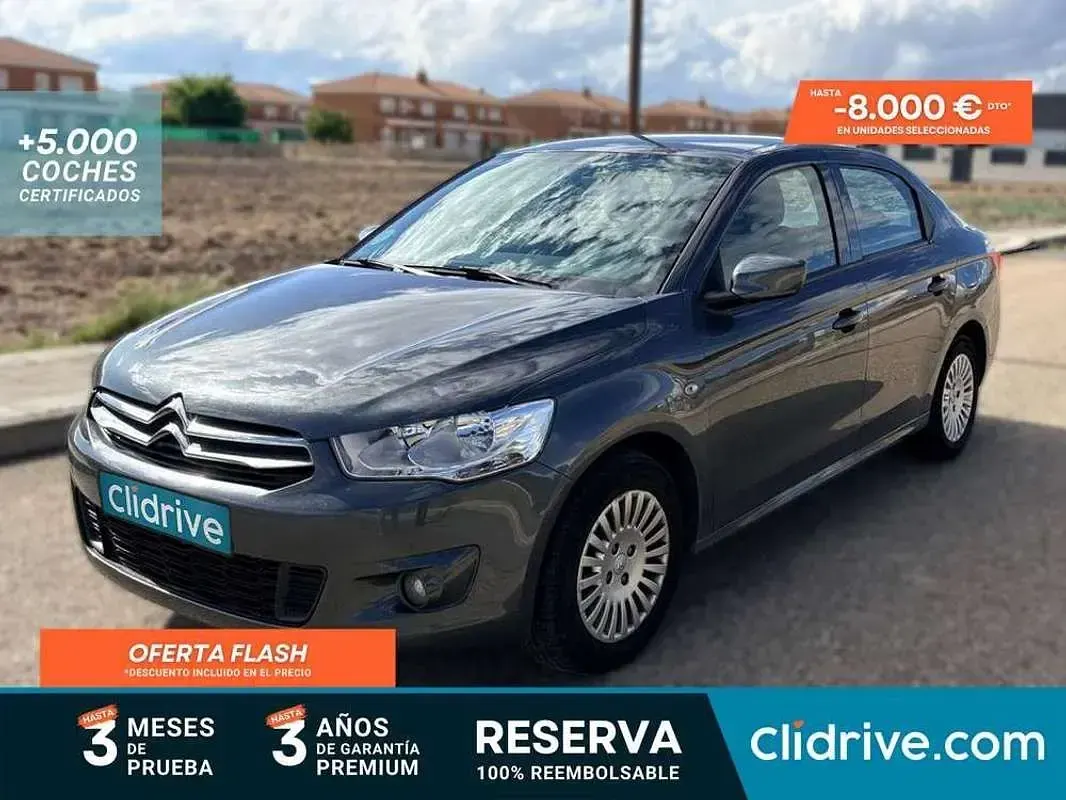 Usado Citroën C-Elysee I Exclusive 100 CV (73 kW) 2016 Gris Berlina