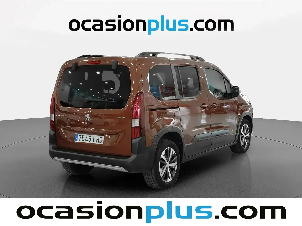 Begagnad Peugeot Rifter GT-line 100 HK (73 kW) 2020 Brun Minibuss