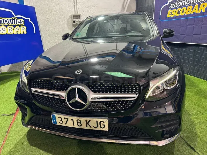 Usado Mercedes GLC220 170 CV (125 kW) 2018 Negro SUV