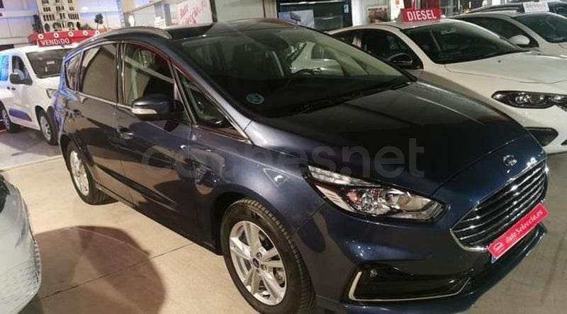 Azul Usado 2021 Ford S-MAX Titanium Monovolumen | 19.800 € (Buen precio) - Imagen 1/4