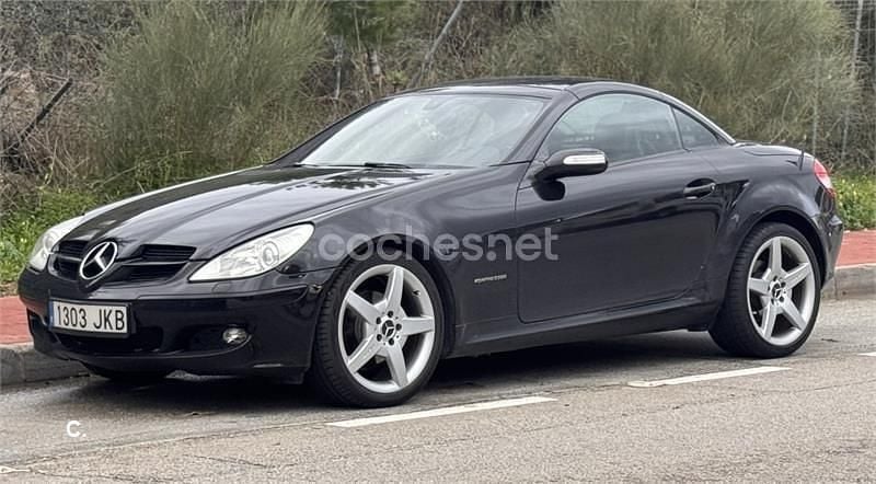 Usado Mercedes SLK200 163 CV (119 kW) 2004 Negro Descapotable