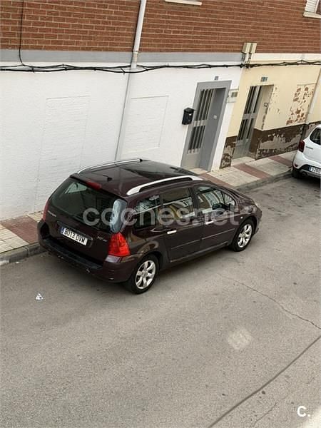 Usado Peugeot 307 110 CV (80 kW) 2006 Granate Familiar