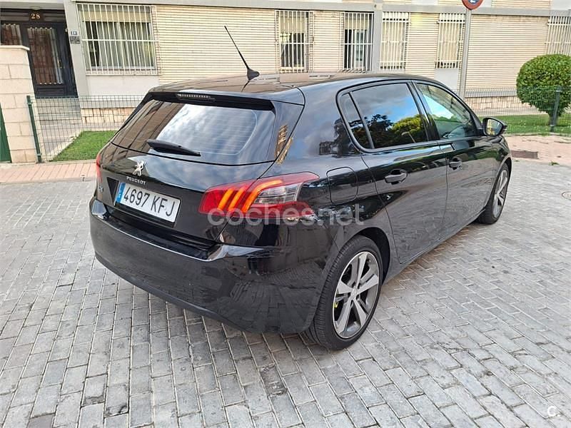 Negro Usado 2017 Peugeot 308 Style Berlina | 7100 € (Buen precio) - Imagen 1/4
